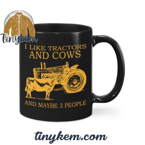 Farmer I Like Tractors And Cows Mug
