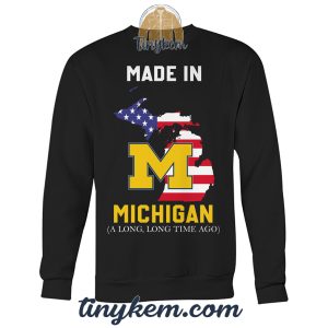 Made In Michigan Long Time A Go Tshirt2B3 DN3Hg