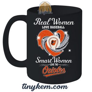 Real Women Love Baseball Smart Women Love The Orioles Tshirt2B5 fblMb