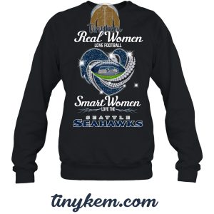 Real Women Love Football Smart Women Love Seattle Seahawks Tshirt2B3 lRlQM