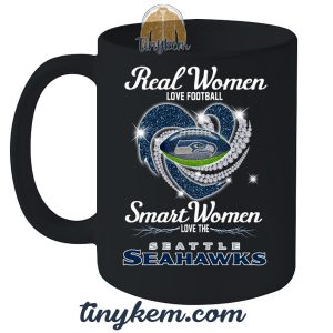 Real Women Love Football Smart Women Love Seattle Seahawks Tshirt2B5 ODUTH