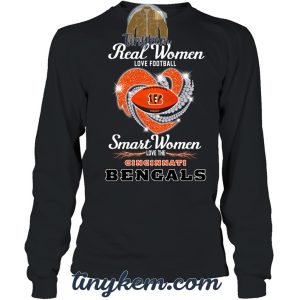 Real Women Love Football Smart Women Love The Bengals Tshirt2B4 orn6i