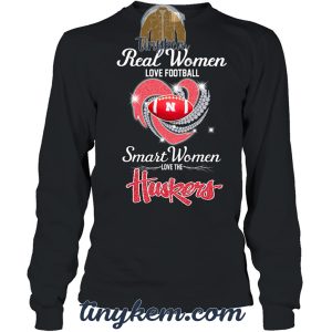 Real Women Love Football Smart Women Love The Huskers Tshirt2B4 Srgzn