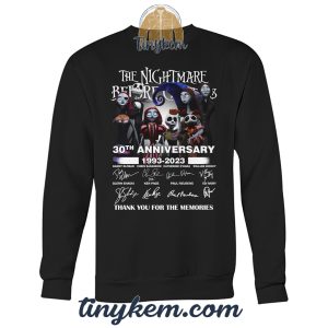The Nightmare Before Christmas 30 Years Anniversary 1993 2023 Tshirt2B3 5UQ0Z