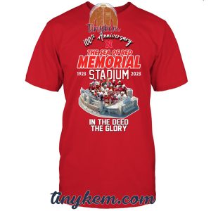 The Sea Of Red Memorial Stadium 100th Anniversary 1923-2023 Tshirt