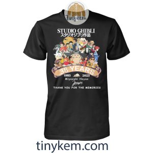 38 Years Of Studio Ghibli 1985-2023 Shirt