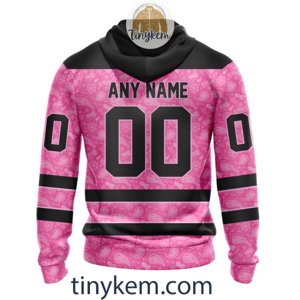 Anaheim Ducks Custom Pink Breast Cancer Awareness Hoodie