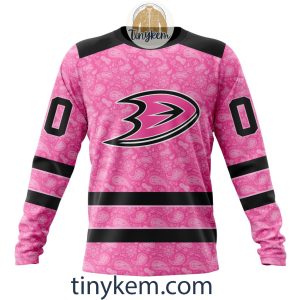 Anaheim Ducks Custom Pink Breast Cancer Awareness Hoodie2B4 NI3Ev