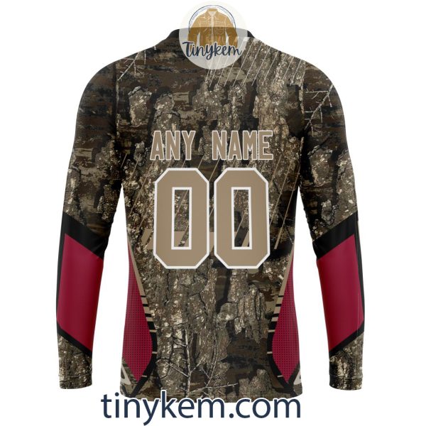 Arizona Cardinals Custom Camo Realtree Hunting Hoodie