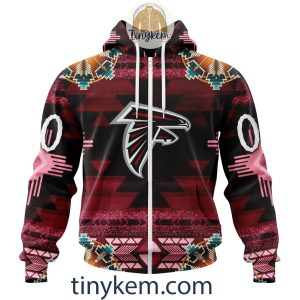 Atlanta Falcons Personalized Native Costume Design 3D Hoodie