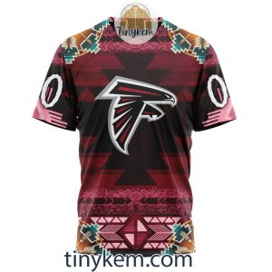 Atlanta Falcons Personalized Native Costume Design 3D Hoodie2B6 k5PZu