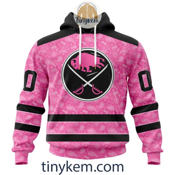 Buffalo Sabres Custom Pink Breast Cancer Awareness Hoodie