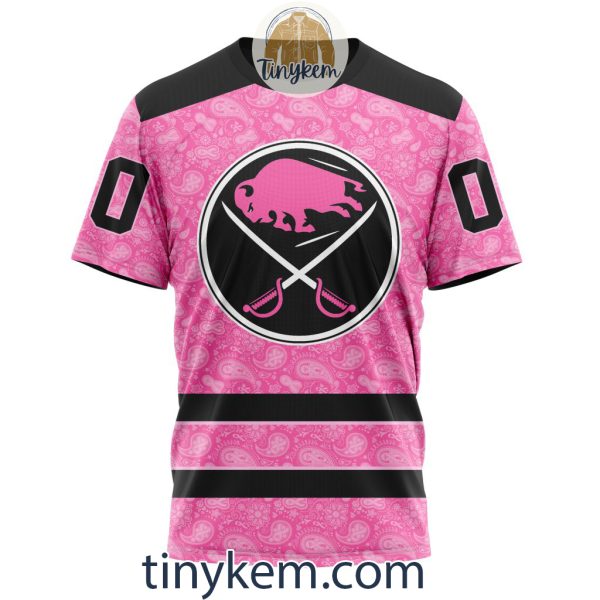 Buffalo Sabres Custom Pink Breast Cancer Awareness Hoodie