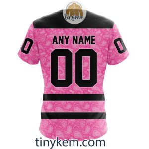 Calgary Flames Custom Pink Breast Cancer Awareness Hoodie2B7 6vcEK