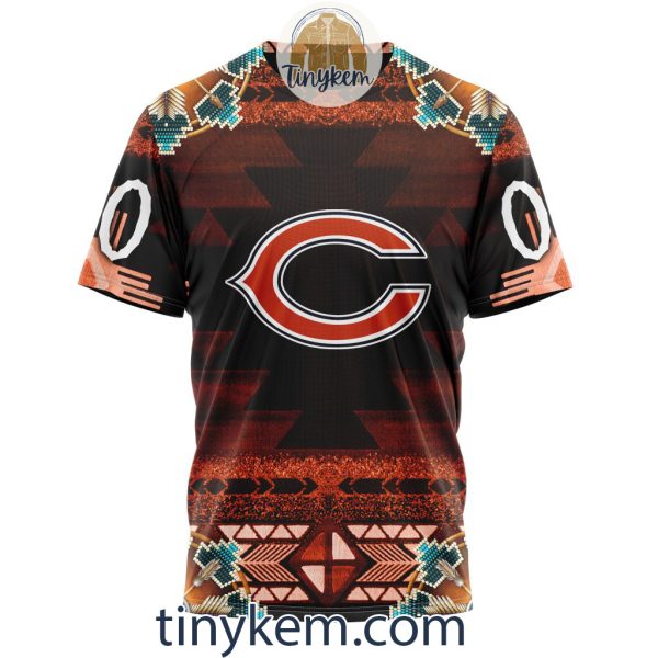 Chicago Bears Personalized Native Costume Design 3D Hoodie