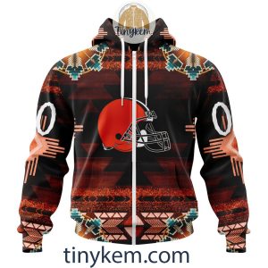 Cleveland Browns Personalized Native Costume Design 3D Hoodie