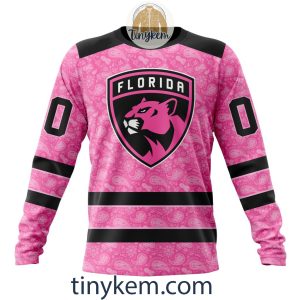 Florida Panthers Custom Pink Breast Cancer Awareness Hoodie2B4 VfMYm