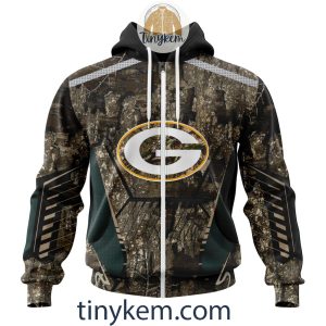 Green Bay Packers Custom Camo Realtree Hunting Hoodie2B2 uk6Vw