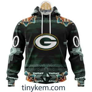 Green Bay Packers Personalized Native Costume Design 3D Hoodie