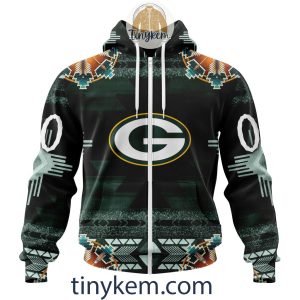 Green Bay Packers Personalized Native Costume Design 3D Hoodie2B2 b5hYK