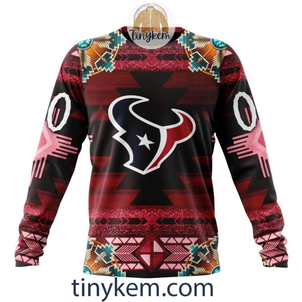Houston Texans Personalized Native Costume Design 3D Hoodie
