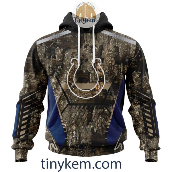 Indianapolis Colts Custom Camo Realtree Hunting Hoodie