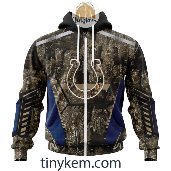 Indianapolis Colts Custom Camo Realtree Hunting Hoodie