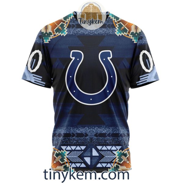 Indianapolis Colts Personalized Native Costume Design 3D Hoodie