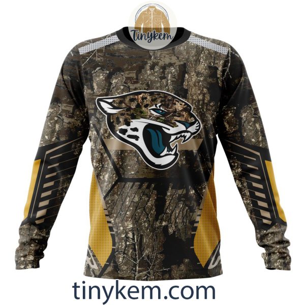 Jacksonville Jaguars Custom Camo Realtree Hunting Hoodie