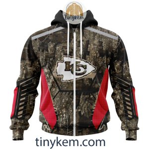 Kansas City Chiefs Custom Camo Realtree Hunting Hoodie2B2 NJ8Wd