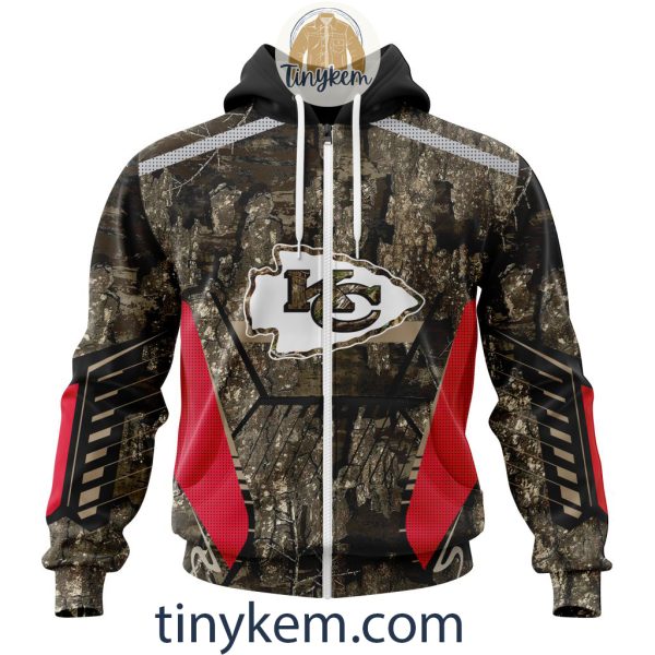 Kansas City Chiefs Custom Camo Realtree Hunting Hoodie