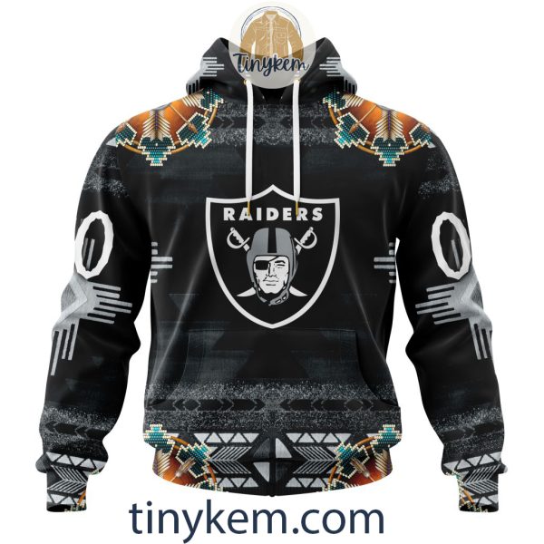 Las Vegas Raiders Personalized Native Costume Design 3D Hoodie