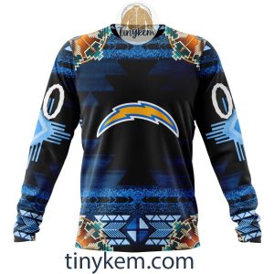 Los Angeles Chargers Personalized Native Costume Design 3D Hoodie2B4 MVNIQ