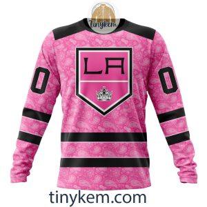 Los Angeles Kings Custom Pink Breast Cancer Awareness Hoodie2B4 ZjLRg