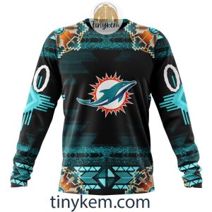 Miami Dolphins Personalized Native Costume Design 3D Hoodie2B4 d1PfC