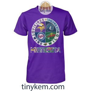 Minnesota Wild Customized Tshirt, Hoodie With Autism Awareness 2024 Design
