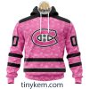 Nashville Predators Custom Pink Breast Cancer Awareness Hoodie