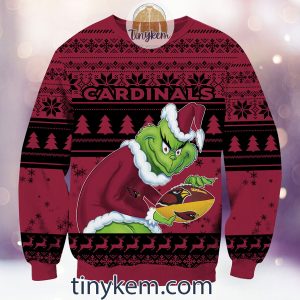 NFL Arizona Cardinals Grinch Christmas Ugly Sweater2B2 8wXdQ