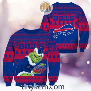 NFL Buffalo Bills Grinch Christmas Ugly Sweater