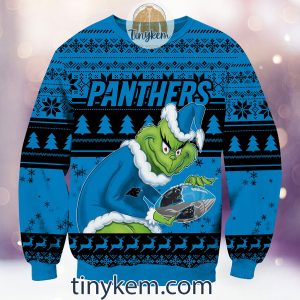 NFL Carolina Panthers Grinch Christmas Ugly Sweater2B2 8cgAD