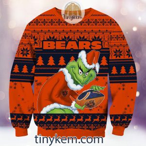 NFL Chicago Bears Grinch Christmas Ugly Sweater2B2 jrQXk