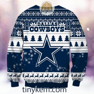 NFL Dallas Cowboys Grinch Christmas Ugly Sweater2B3 VZLet