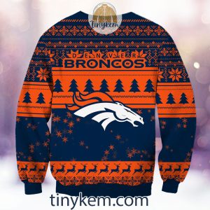 NFL Denver Broncos Grinch Christmas Ugly Sweater2B3 C67kq