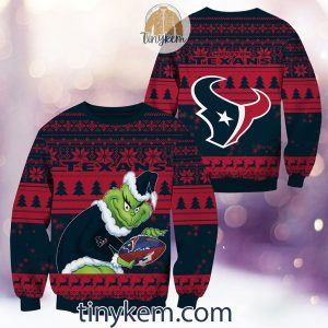 Houston Texans Shamrock Customized Hoodie, Tshirt: Gift For St Patrick Day 2024