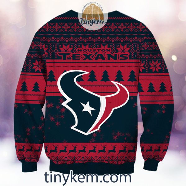 NFL Houston Texans Grinch Christmas Ugly Sweater