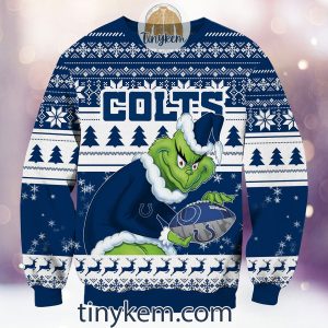 NFL Indianapolis Colts Grinch Christmas Ugly Sweater2B2 PtxDF