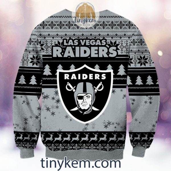 NFL Las Vegas Raiders Grinch Christmas Ugly Sweater