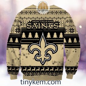 NFL New Orleans Saints Grinch Christmas Ugly Sweater2B3 HXXpa