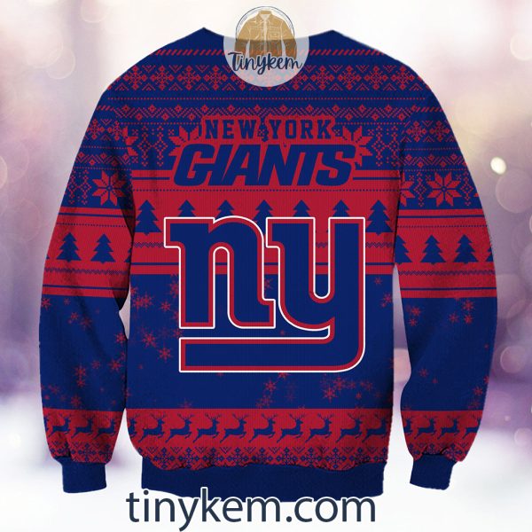 NFL New York Giants Grinch Christmas Ugly Sweater