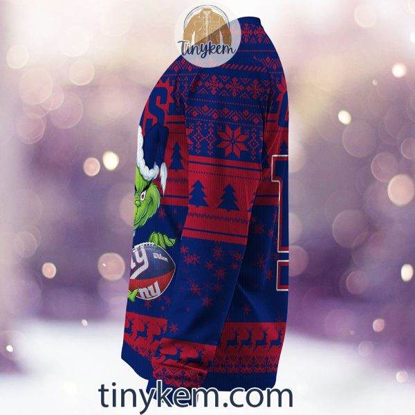 NFL New York Giants Grinch Christmas Ugly Sweater